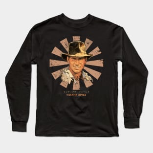 Indiana Jones Retro Japanese Long Sleeve T-Shirt